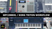 AKAI MPC2000XL & KORG Triton Combo